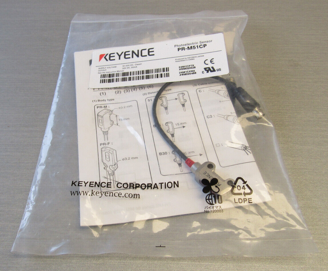 Keyence PR-M51CP Photoelectric Sensor