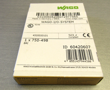 Load image into Gallery viewer, Wago 750-498 I/O System 8x Analog Input Terminal
