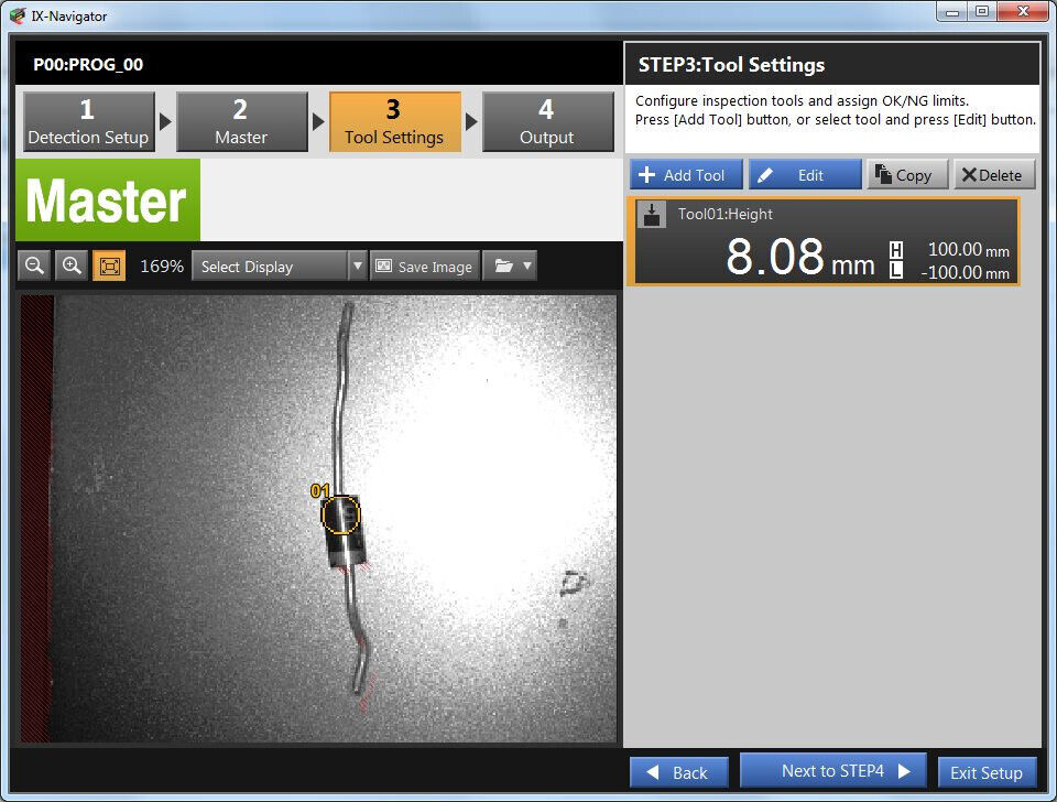 Keyence IX-150 Image Based Laser Sensor