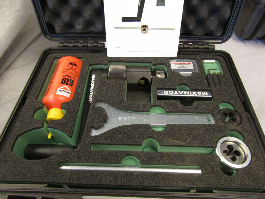 Maximator 3/8 MP C&T cone and thread tool set