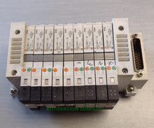Load image into Gallery viewer, SMC 9 Station Pneumatic Vacuum Valve Bank VQ1201-5 VQ1101-5
