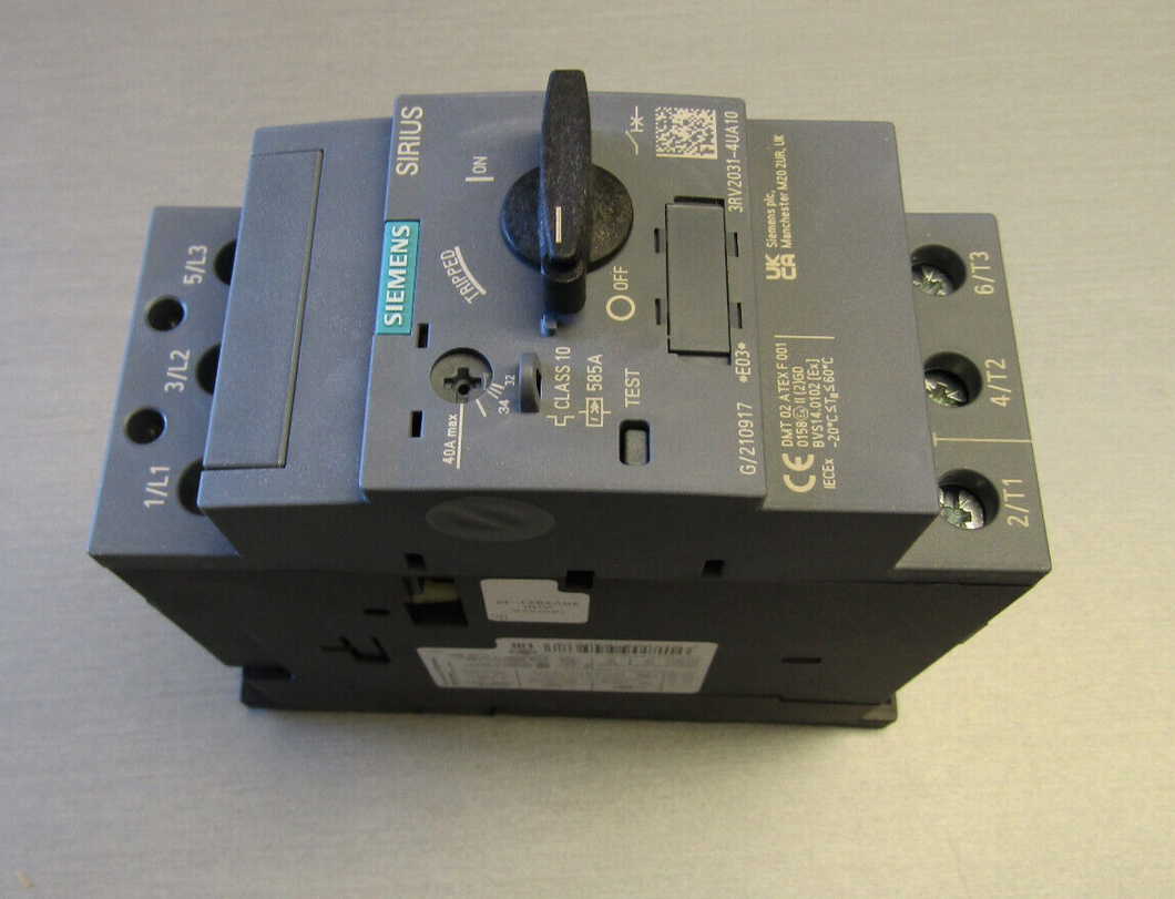 Siemens 3RV2031-4UA10 Circuit Breaker 32-40A Motor Overload