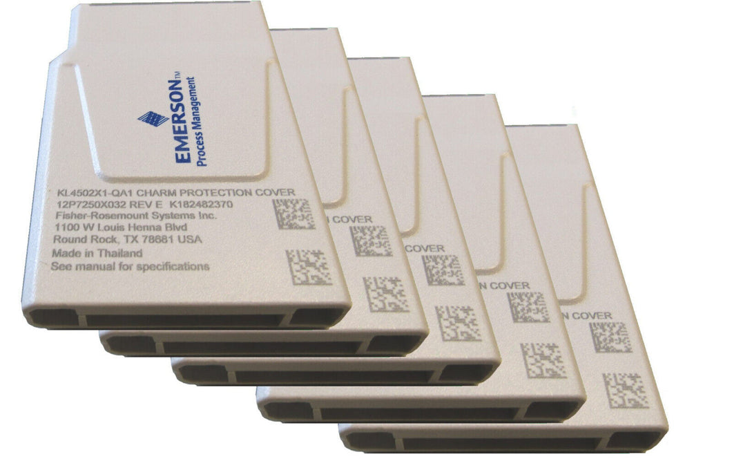 Lot of 5 Emerson Fischer KL4502X1-QA1 Charm Protection Cover 12P7250X032