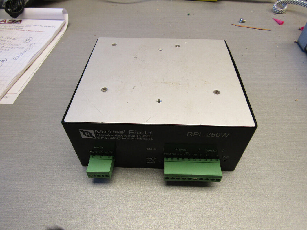 Michael Ridel RPL 250W Power Supply 24 VDC