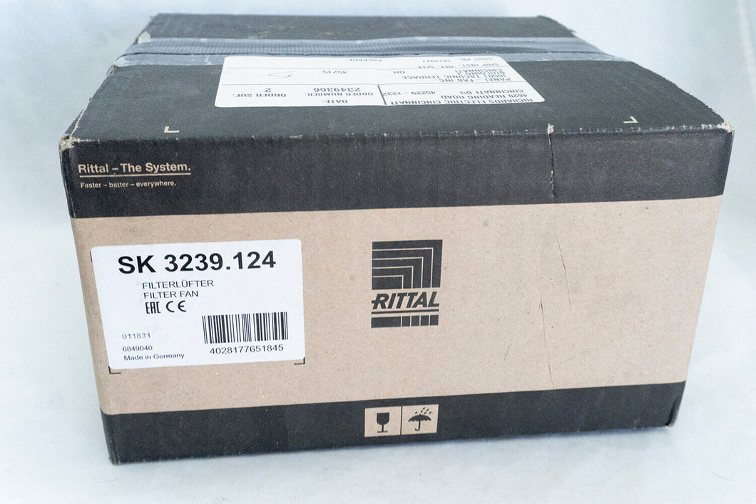 Rittal 4414M PLC Cabinet Filter System Ebmpapst Fan