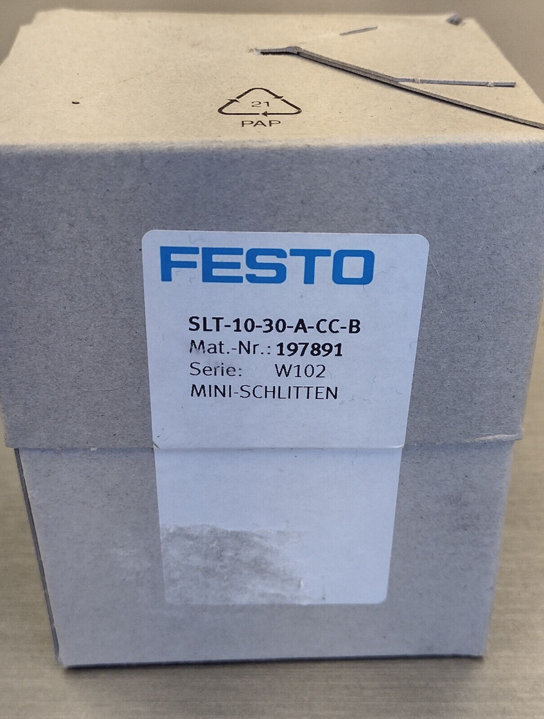 Festo SLT-10-30-A-CC-B 197891 mini-slide pneumatic cylinder