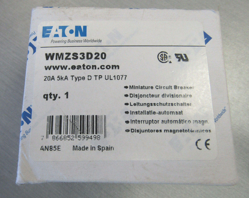 Eaton WMZS3D20 Circuit Breaker 20A 3P