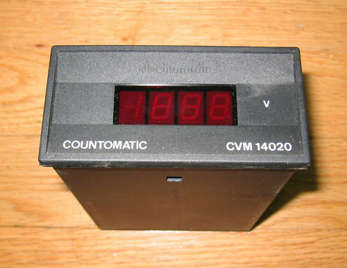 Countomatic CVM 14020 digital panel meter , 120V supply