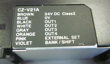 Load image into Gallery viewer, Keyence CZ-V21A RGB Digital Fiber Optic Amplifier Unit
