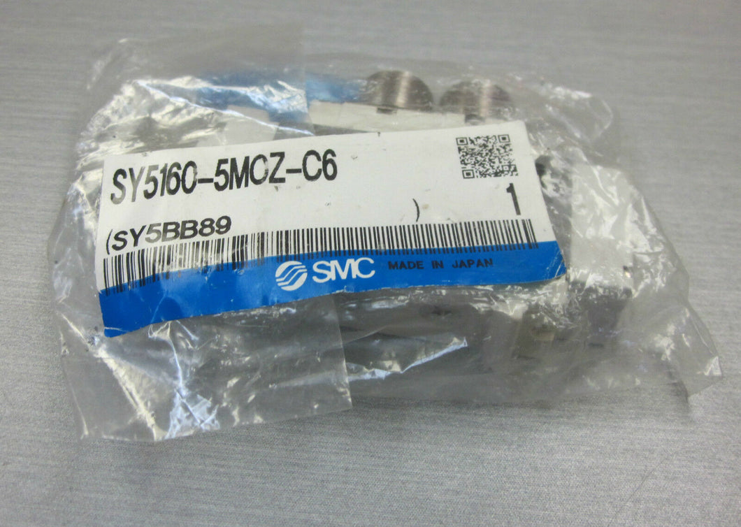 SMC SY5160-5MOZ-C6 24VDC pneumatic solenoid valve