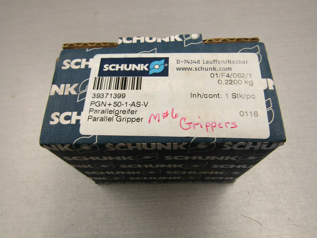 Schunk PGN+50-1-AS-V Pneumatic parallel gripper cylinder 39371399