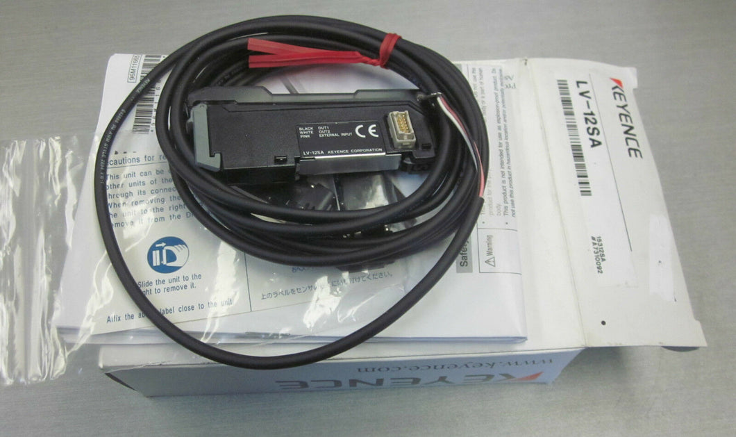Keyence LV-12SA laser sensor amplifier