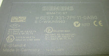 Load image into Gallery viewer, Siemens Simatic S7 6ES7-331-7PF11-0AB0 Analog Input Module
