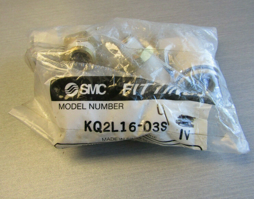 4 SMC KQ2L16-03S Pneumatic Fittings 16mm Tube Rc3/8 Thread