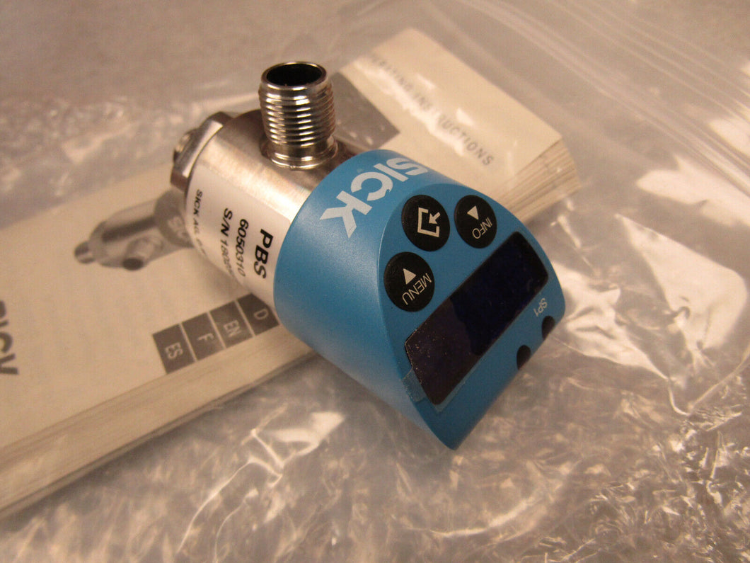 Sick PBS 6050310 Pressure Sensor Digital Switch, 2 Outputs, 0-5000 PSI