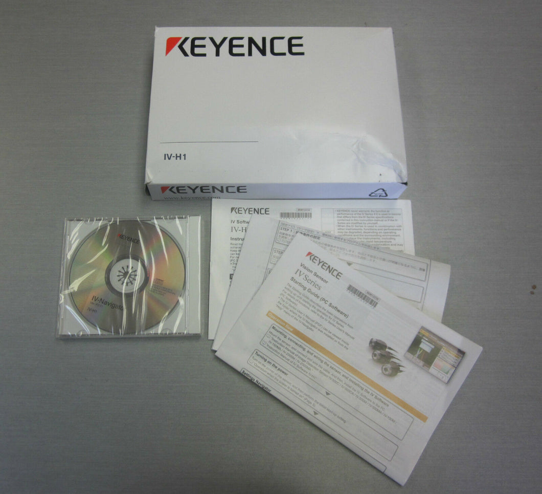 Keyence IV-H1 Machine Vision Software IV-Navigator Rev 2.01