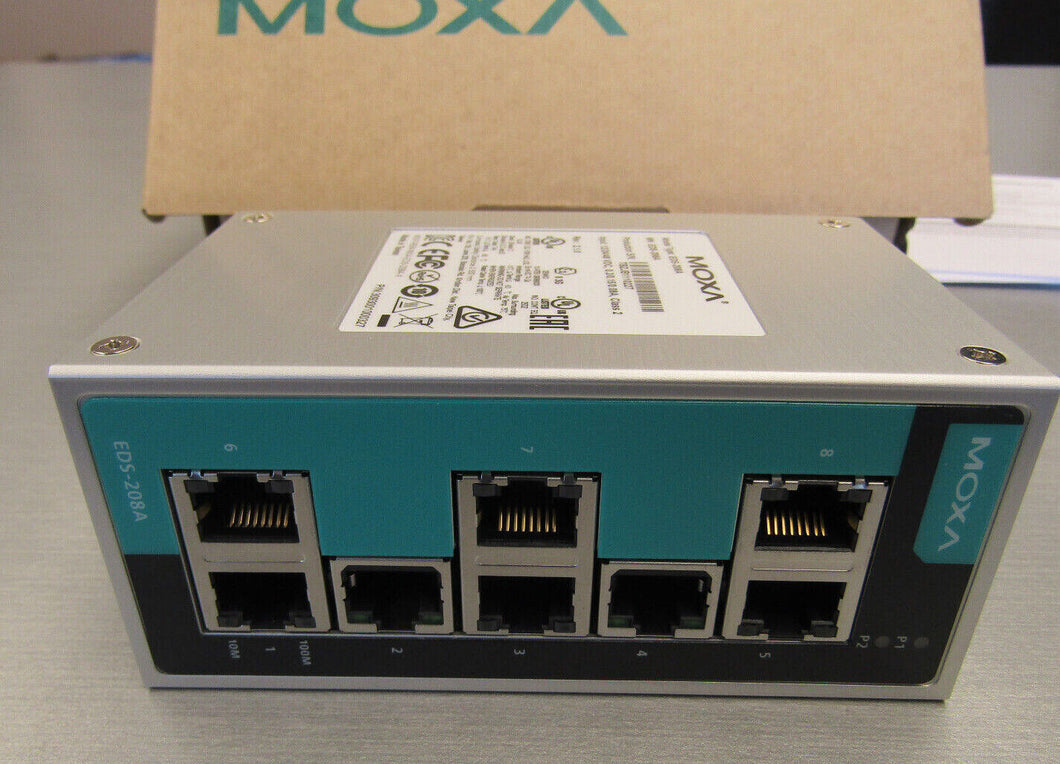 Moxa EDS-208A Industrial Ethernet Switch 8 Port