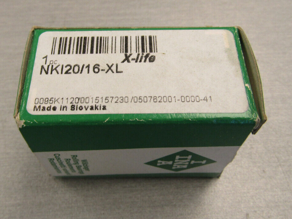 INA NKI20/16-XL Needle Roller Bearing