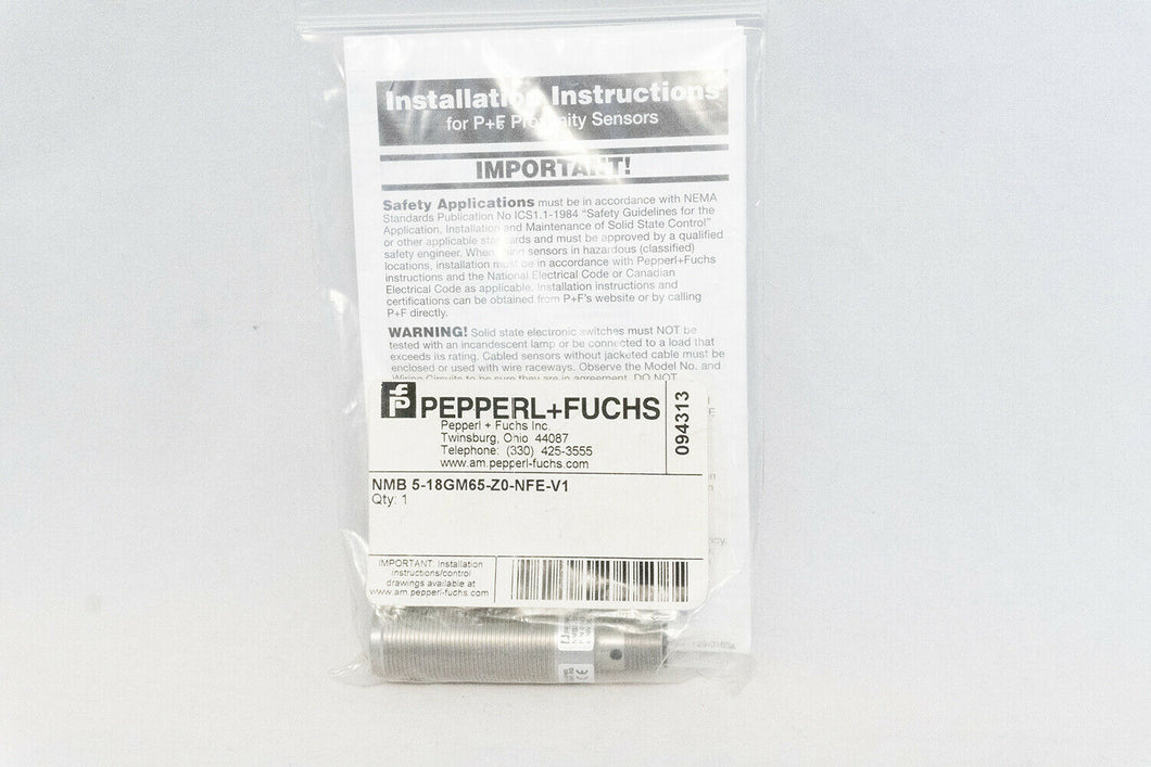 Pepperl+Fuchs NMB 5-18GM65-Z0-NFE-V1 094313  Proximity Sensor