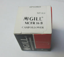Load image into Gallery viewer, McGill MCFR16B cam follower bearing 16mm dia M6x1 thread
