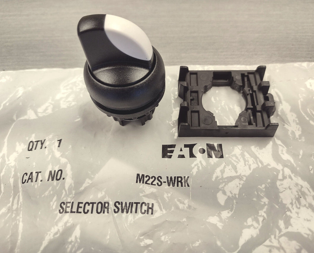 Eaton M22S-WRK Selector Switch Button 2 Pos Maintained