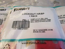 Load image into Gallery viewer, Lot of 4 Panduit PSL-1  PSL1 Lockout Tagout Hasp, 1&quot; Jaw, 6 hole
