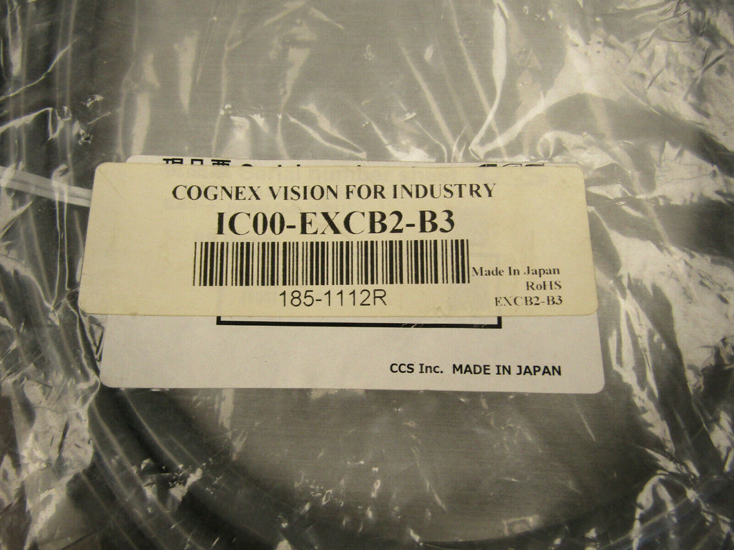 Cognex IC00-EXCB2-B3 Machine Vision Sensor Cable 185-1112R