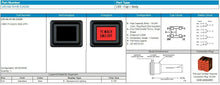 Load image into Gallery viewer, Applied Avionics LR3-6A-51-HE-E2G5R FC Mach Emg Off LED Aviation Push Button
