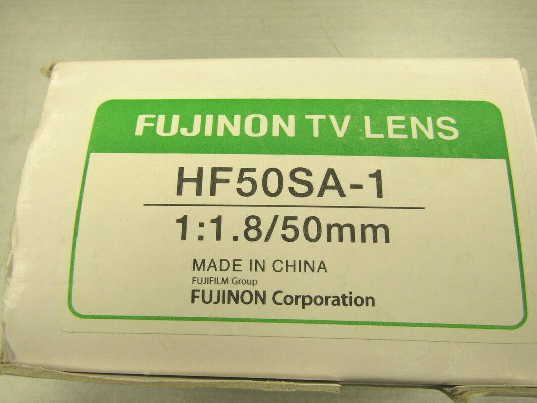 Fujinon HF50SA-1 CCD Camera Lens 1:1.8/50mm