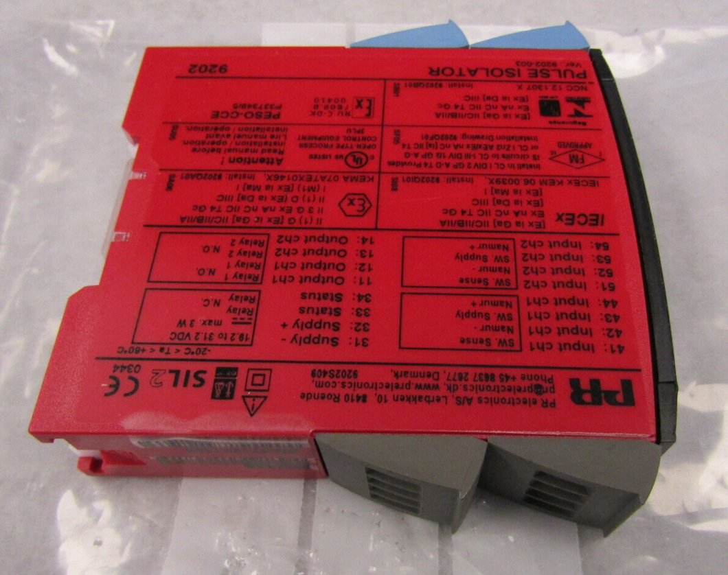 PR Electronics 9202 Pulse Isolator 9202B2B