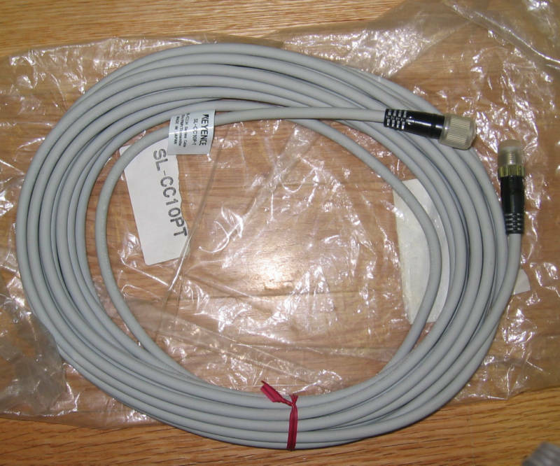 Keyence SL-CC10P-T safety light curtain cable 10M