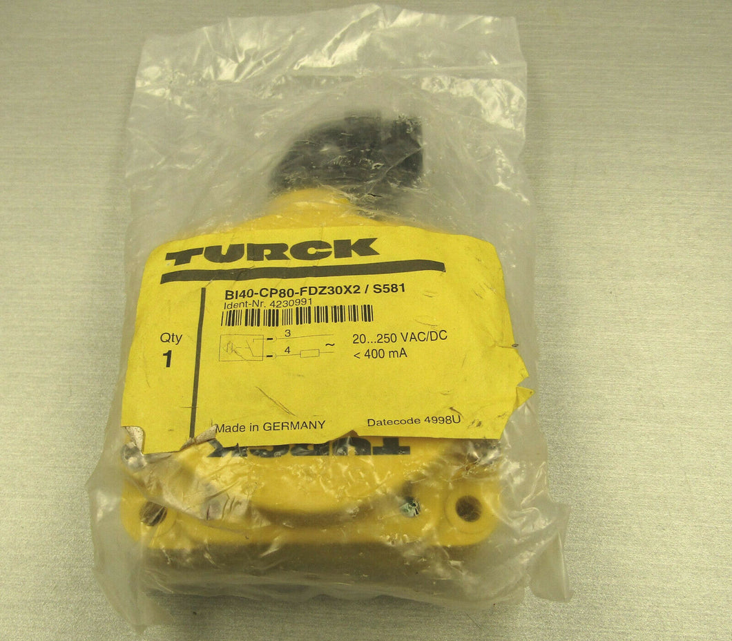 Turck Bi40-CP80-FDZ30X2/S581 Proximity Sensor 4230991