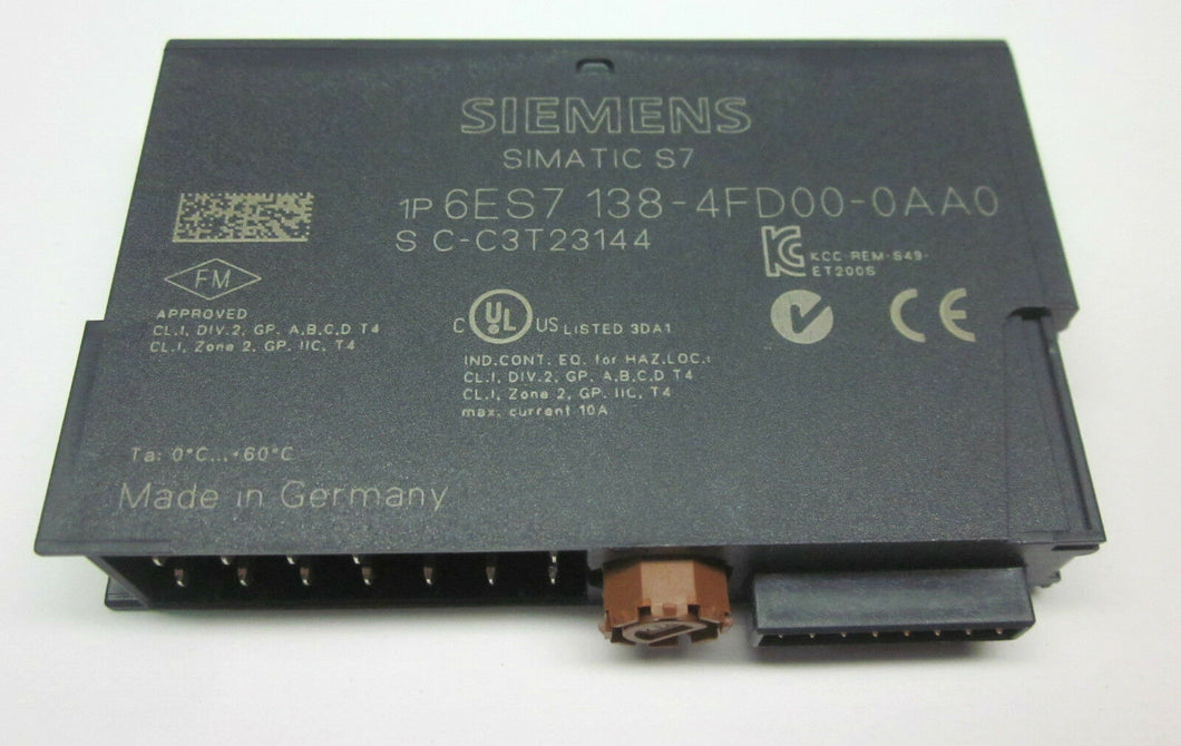 Siemens 6ES7-138-4FD00-0AA0 Potential Distributor Module