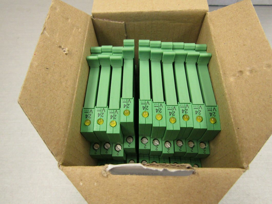 Box of 10 Phoenix Contact PLC-VT/ACT/LA Feed Through Terminal with LED 2296867