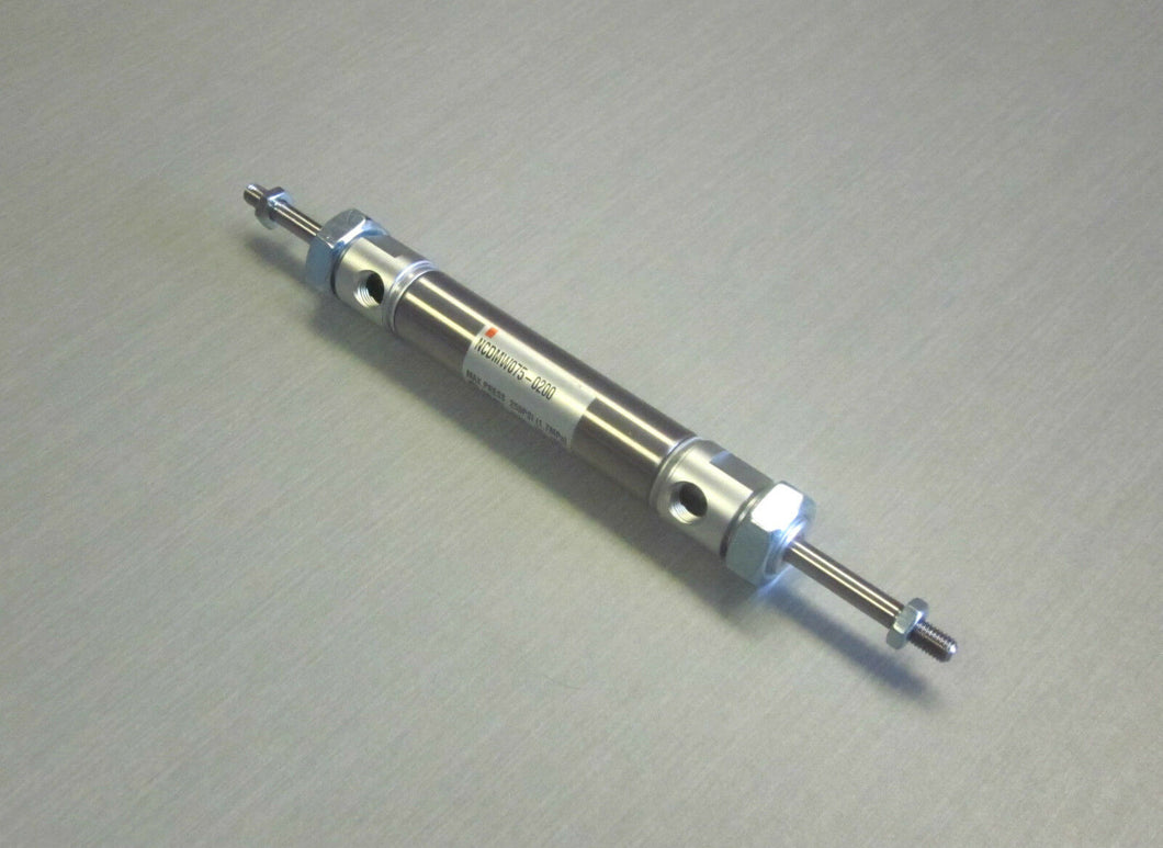 SMC NCDMW075-0200 double rod round body pneumatic cylinder