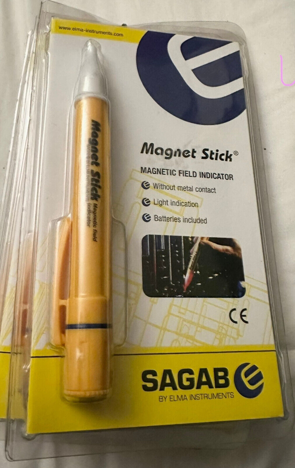 Sagab Magnet Stick Magnetic Field Indicator Probe Pen