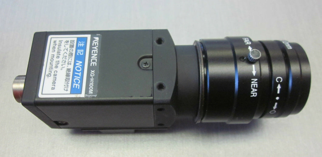 Keyence XG-H100M CCD machine vision camera with lens