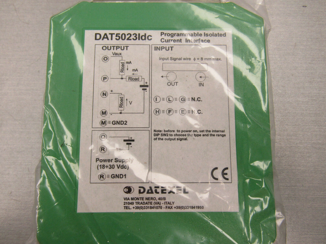 Datexel DAT5023ldc programmable isolated current interface