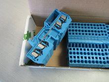 Load image into Gallery viewer, Wago 281-654 terminal wiring block BOX OF 50 , 4-L-FV-KLEMME BLUE 51129617
