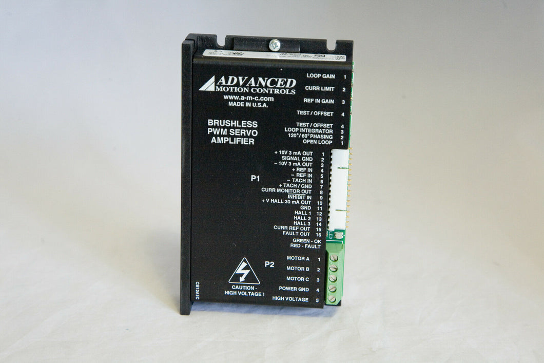 Advanced Motion Controls B12A6-INV Servo Amplifier Brushless 12A 60V
