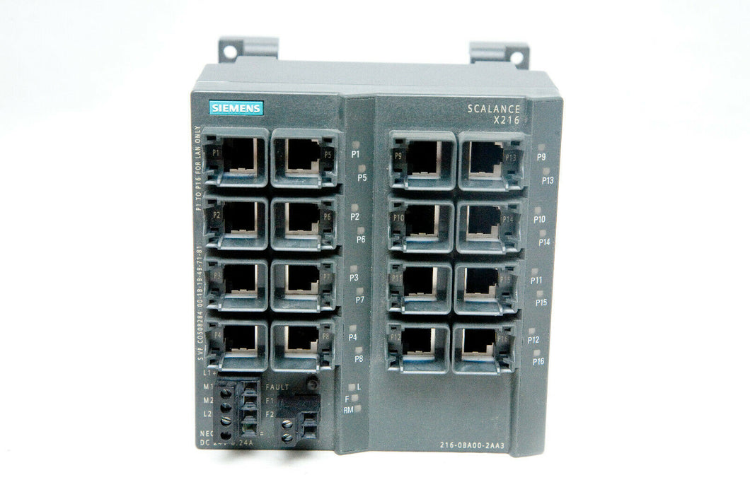 Siemens Scalance X216 Simatic Net Industrial Ethernet Switch 216-0BA00-2AA3