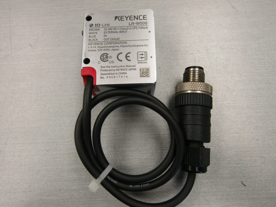 Keyence LR-W500 Full Spectrum Photoelectric color sensor head