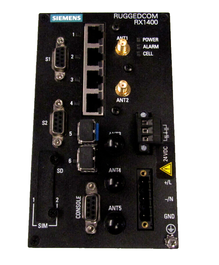 Siemens Ruggedcom RX1400 Industrial Ethernet Switch 6GK60140AM210BA0