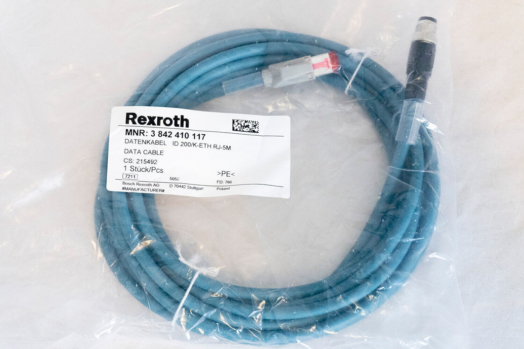 Rexroth 3 842 410 117 RFID DATA CABLE ID 200/K-ETH RJ-5M