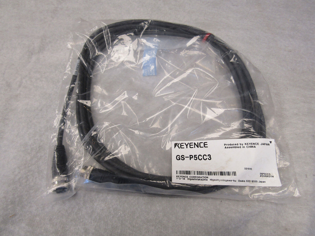 Keyence GS-P5CC3 Sensor Extension Cable 3m