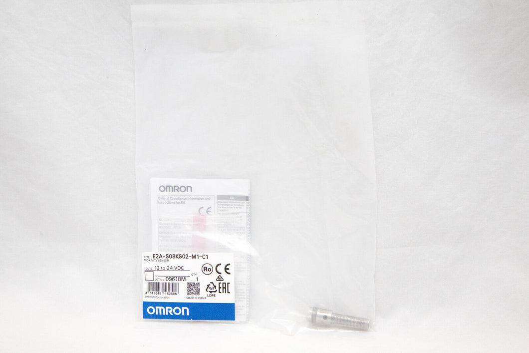 Omron E2A-SO8KSO2-M1-C1 Inductive Proximity Sensor E2A-S08KS02-M1-C1