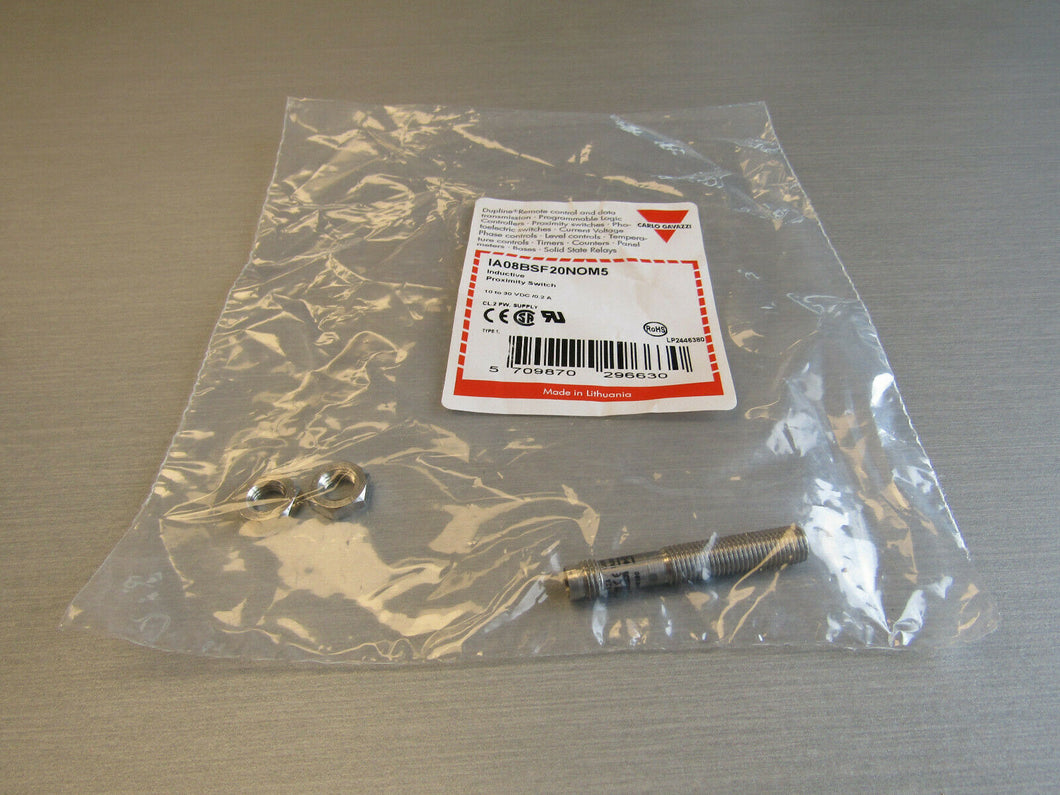 Carlo Gavazzi IA08BSF20NOM5 Inductive Proximity Switch Sensor M8 NPN 24 VDC