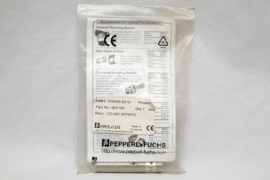 Pepperl+Fuchs NBB4-12GM50-E2-V1 Inductive Proximity Sensor