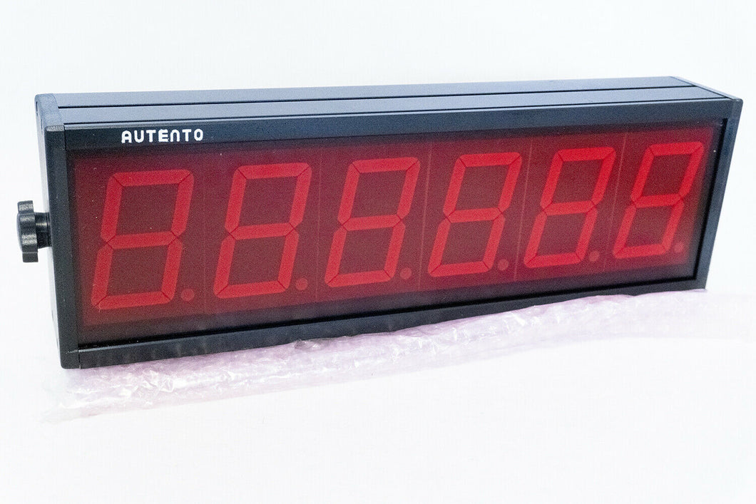Autento 9400255 Single-Side LED Display COUNTER 6-Digits 2.3