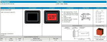 Load image into Gallery viewer, Applied Avionics LR3-6A-51-HE-E2G5K S1/S2 Mach Emg Off LED Aviation Push Button
